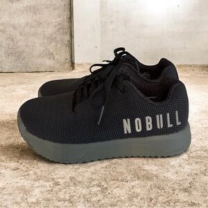 NOBULL Trainer Shoes Men’s 8 Women’s 9.5 Black Charcoal Cross Training Gym